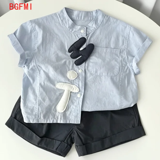 1-5T Boys' Summer Cotton Clothes Children's Loose and Handsome Round Neck Shirt+ Shorts Set Baby Out Wear Two-piece Set
1-5T Boys' Summer Cotton Clothes Children's Loose and Handsome Round Neck Shirt+ Shorts Set Baby Out Wear Two-piece Set
