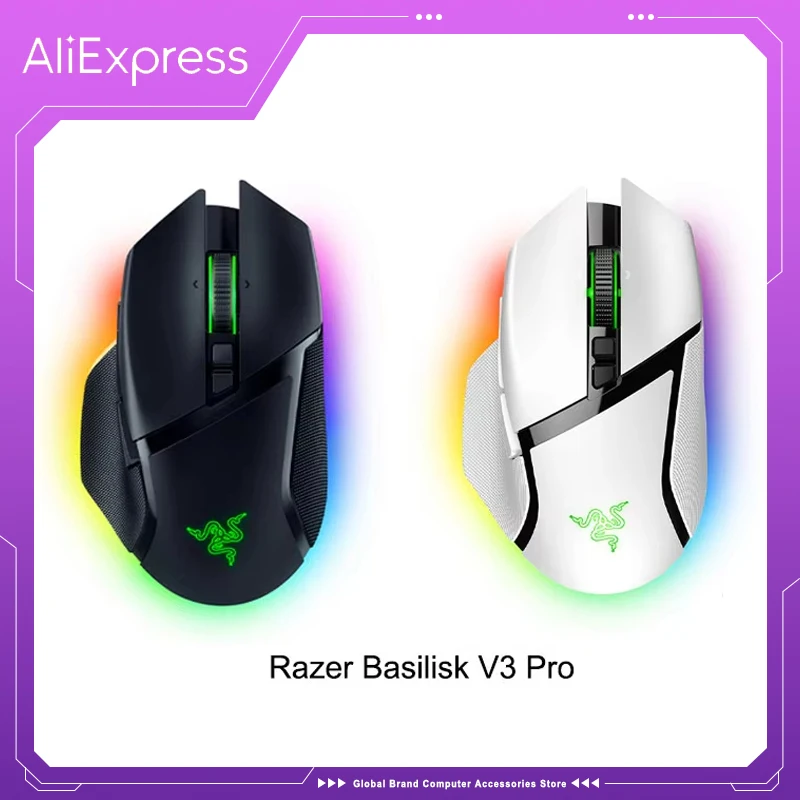 100% оригинальная беспроводная игровая мышь Razer Basilisk V3 Pro Gamer RGB, быстрые оптические переключатели Gen 3, колесо HyperScroll с наклоном для ПК La
100% оригинальная беспроводная игровая мышь Razer Basilisk V3 Pro Gamer RGB, быстрые оптические переключатели Gen 3, колесо HyperScroll с наклоном для ПК La