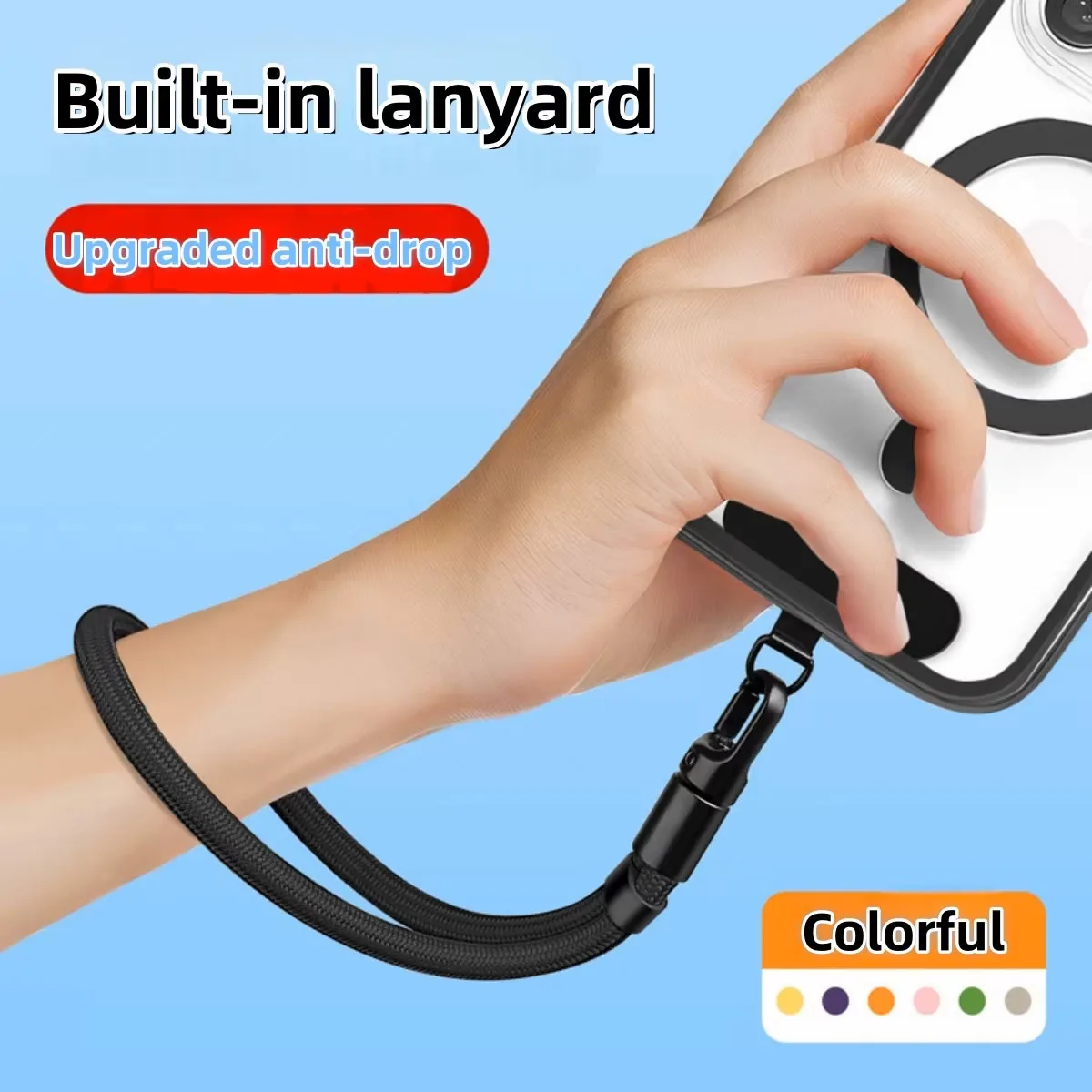 360 Degree Rotatable Phone Wrist Strap for IPhone Samsung Hanging Cord Strap Clip Adjustable Short Phone Lanyard with Tether Tab
360 Degree Rotatable Phone Wrist Strap for IPhone Samsung Hanging Cord Strap Clip Adjustable Short Phone Lanyard with Tether Tab