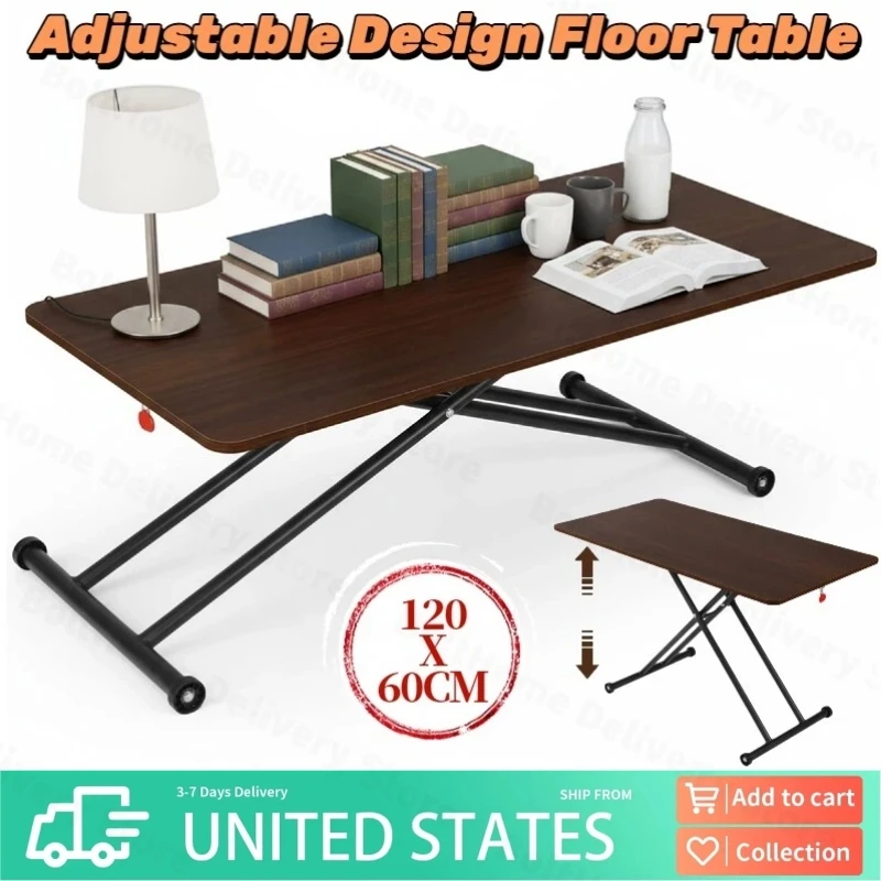 Folding Table Coffee Table Convertible to Dining Table Height Adjustable Wooden Dinner Table Modern for Dining/Living Room
Folding Table Coffee Table Convertible to Dining Table Height Adjustable Wooden Dinner Table Modern for Dining/Living Room