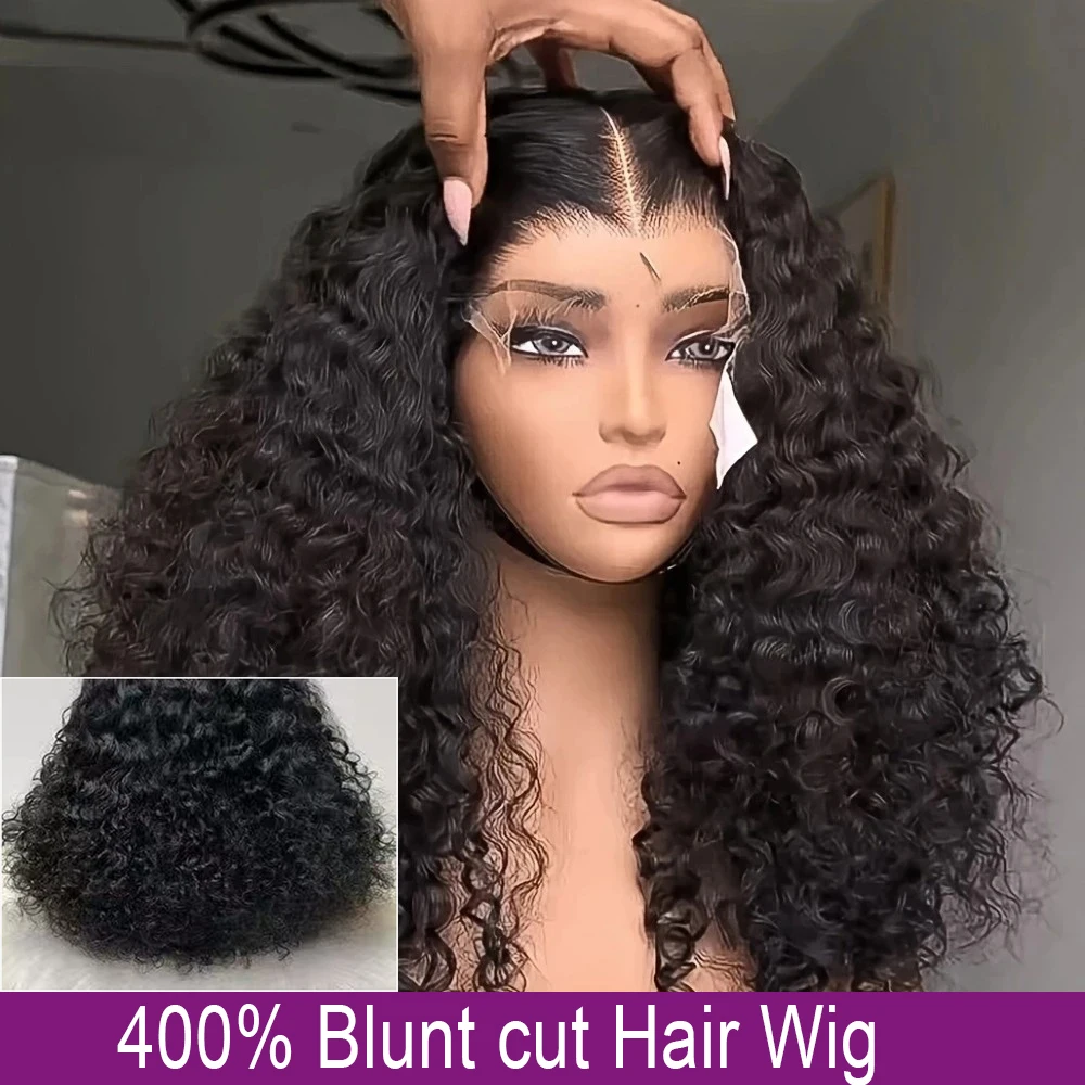 400 High Density Blunt Cut Brown 5X5 Glueless Closure Wigs 300% Human Raw Hair Wig 100 Natural Black 16 20 24 Inches Brazilian Colored Wigs Wear and Go
400 High Density Blunt Cut Brown 5X5 Glueless Closure Wigs 300% Human Raw Hair Wig 100 Natural Black 16 20 24 Inches Brazilian Colored Wigs Wear and Go