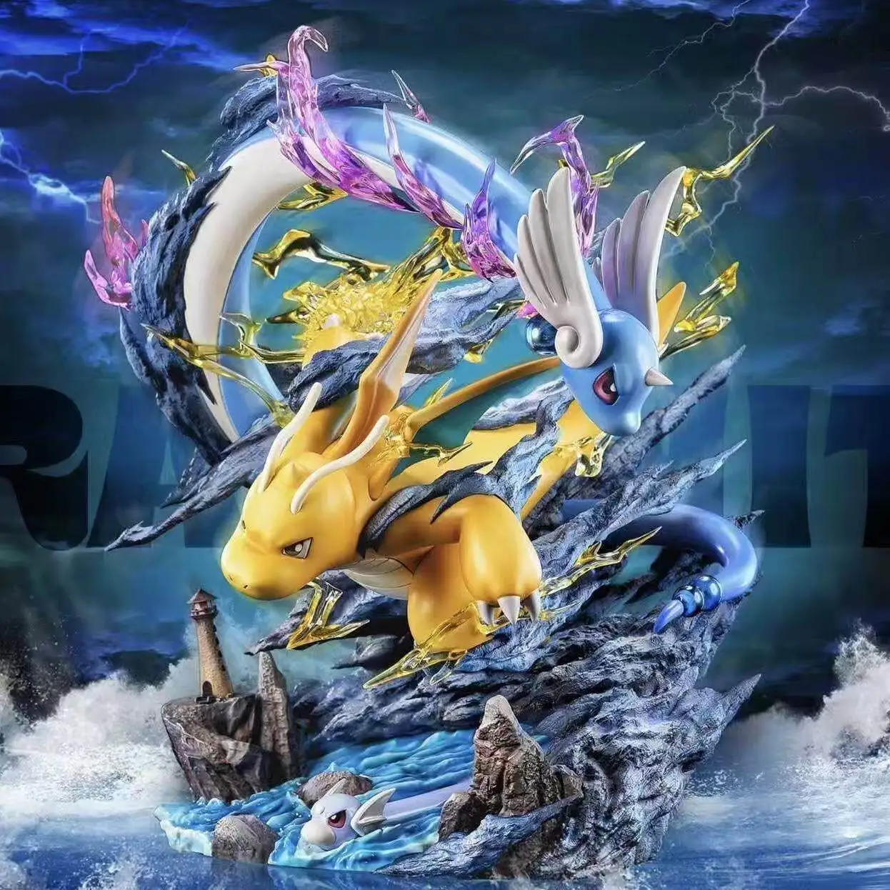 30cm Pokemon Dratini Dragonair Dragonite Evolution Figure Sea Wave Lightning Scene Statue PVC Collectible Model Toy Gift
30cm Pokemon Dratini Dragonair Dragonite Evolution Figure Sea Wave Lightning Scene Statue PVC Collectible Model Toy Gift