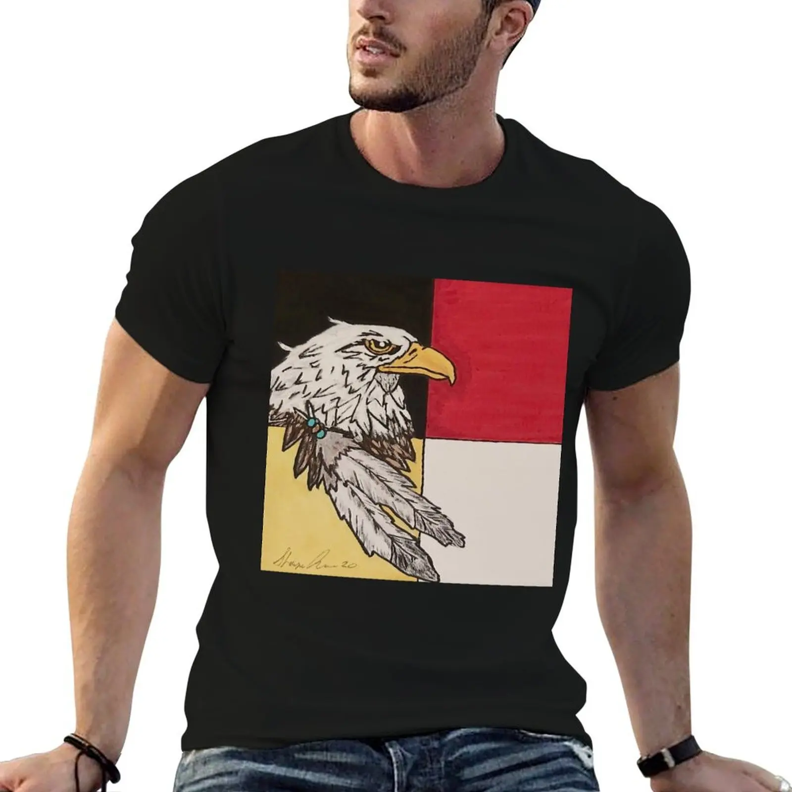 native art - another painting i did called the eagle's heart T-Shirt t shirt personalised man graphic t shirt T-Shirt
native art - another painting i did called the eagle's heart T-Shirt t shirt personalised man graphic t shirt T-Shirt