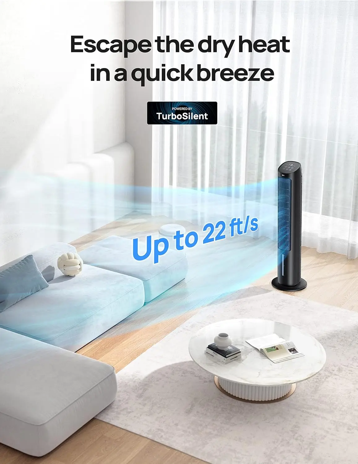 Portable Air Conditioners Fan, 40” Standing Fans that Blow Cold Air, Portable AC,80° Oscillating Evaporative Air Cooler,Removabl
Portable Air Conditioners Fan, 40” Standing Fans that Blow Cold Air, Portable AC,80° Oscillating Evaporative Air Cooler,Removabl