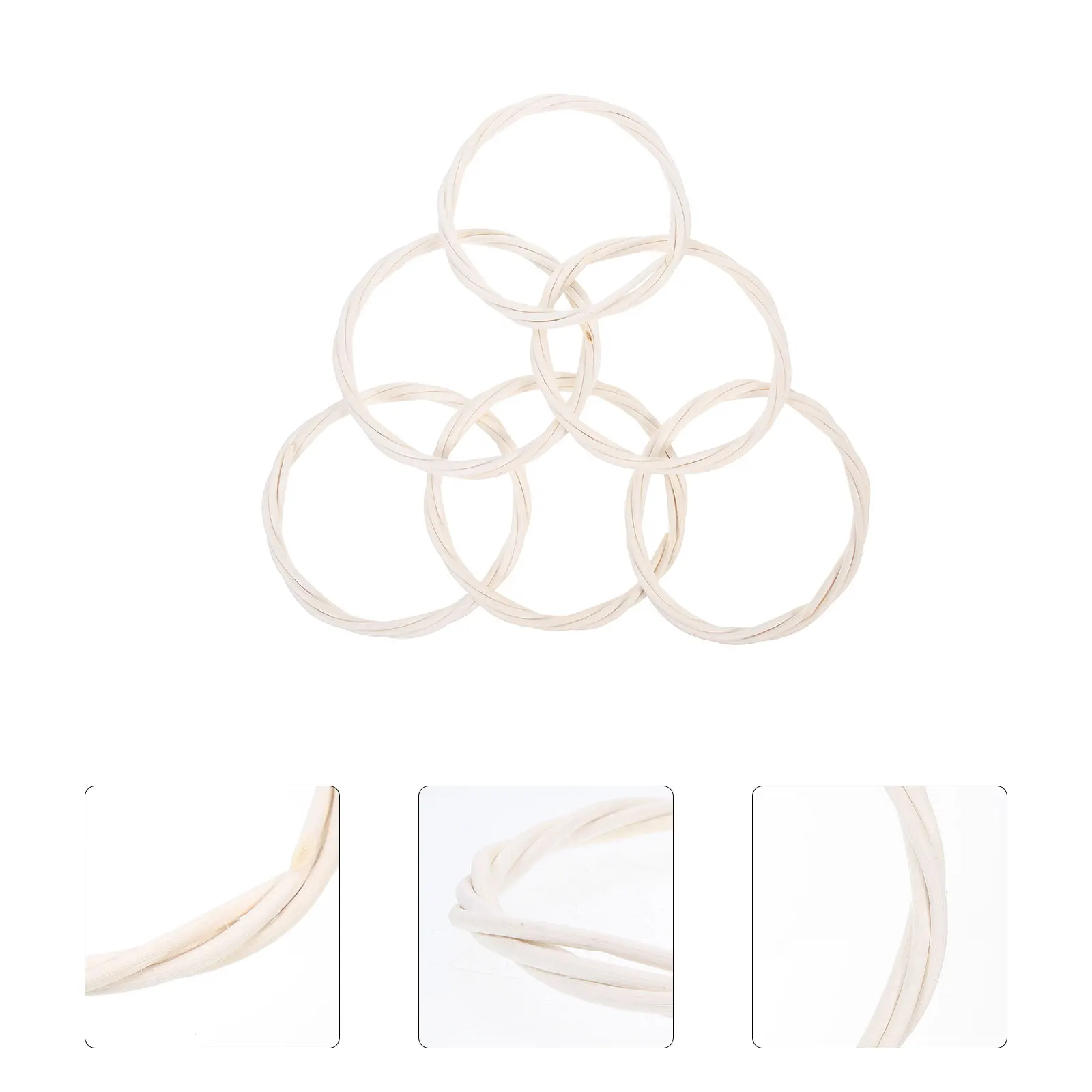 6pcs Wreath Frames White Color DIY Rings Dream Catcher Diy Wreath Circle Material Vine Circle Holiday Decoration
6pcs Wreath Frames White Color DIY Rings Dream Catcher Diy Wreath Circle Material Vine Circle Holiday Decoration