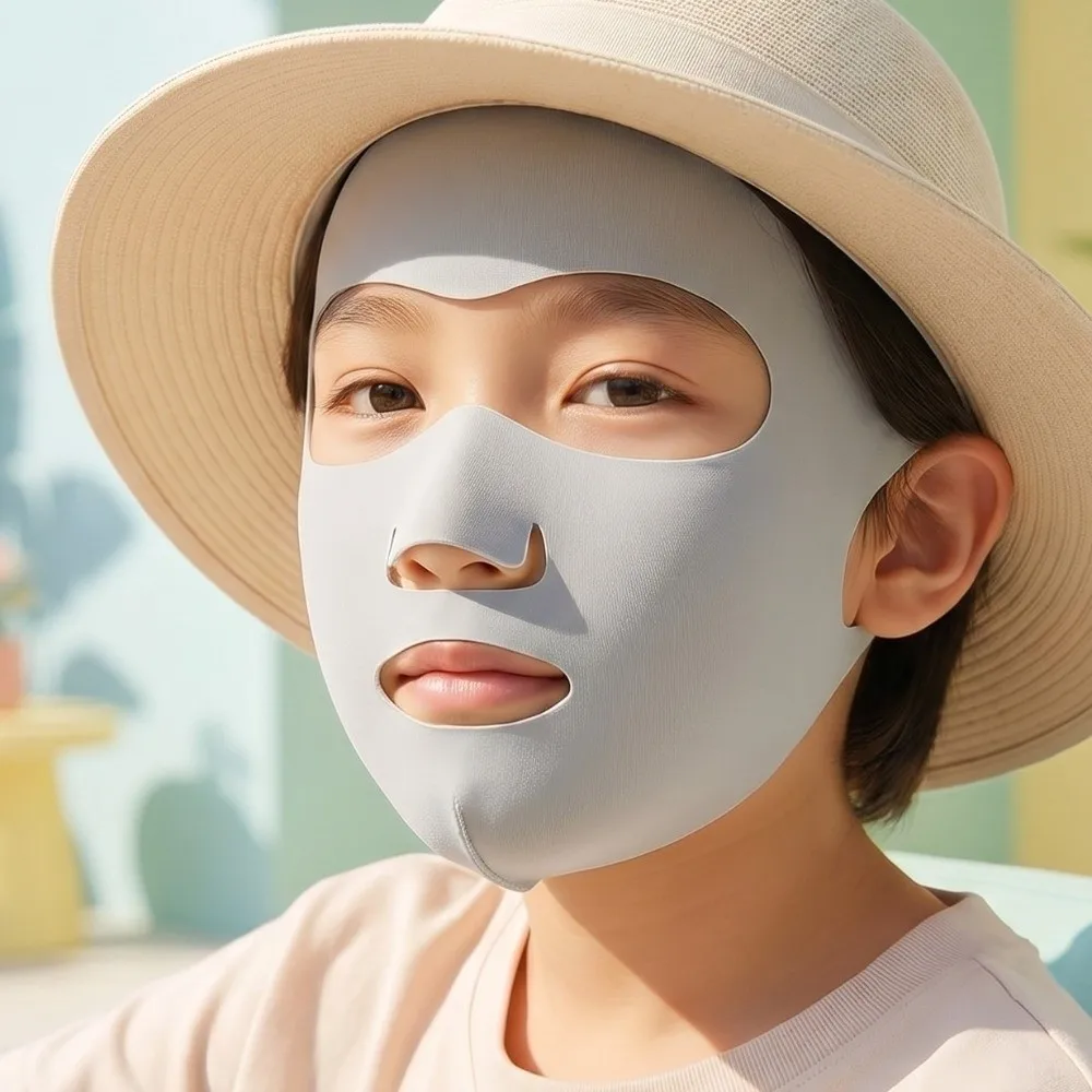Cooling Breathable Kids Full Face Mask Ice Silk Ear-mounted Sunscreen Mask Adjustable Strap Open Mouth Sport Mask Summer
Cooling Breathable Kids Full Face Mask Ice Silk Ear-mounted Sunscreen Mask Adjustable Strap Open Mouth Sport Mask Summer