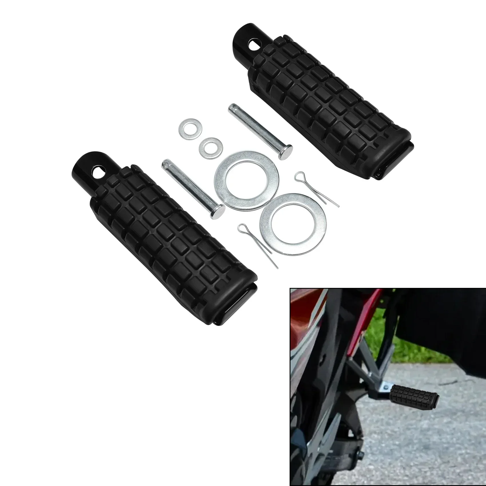 Passenger Footpegs Pegs For Honda CB500F CBR500R 2013-2015 CB500X 2013-2018 CB400X 2017-2018 VTR250 1998-2017 Moto
Passenger Footpegs Pegs For Honda CB500F CBR500R 2013-2015 CB500X 2013-2018 CB400X 2017-2018 VTR250 1998-2017 Moto