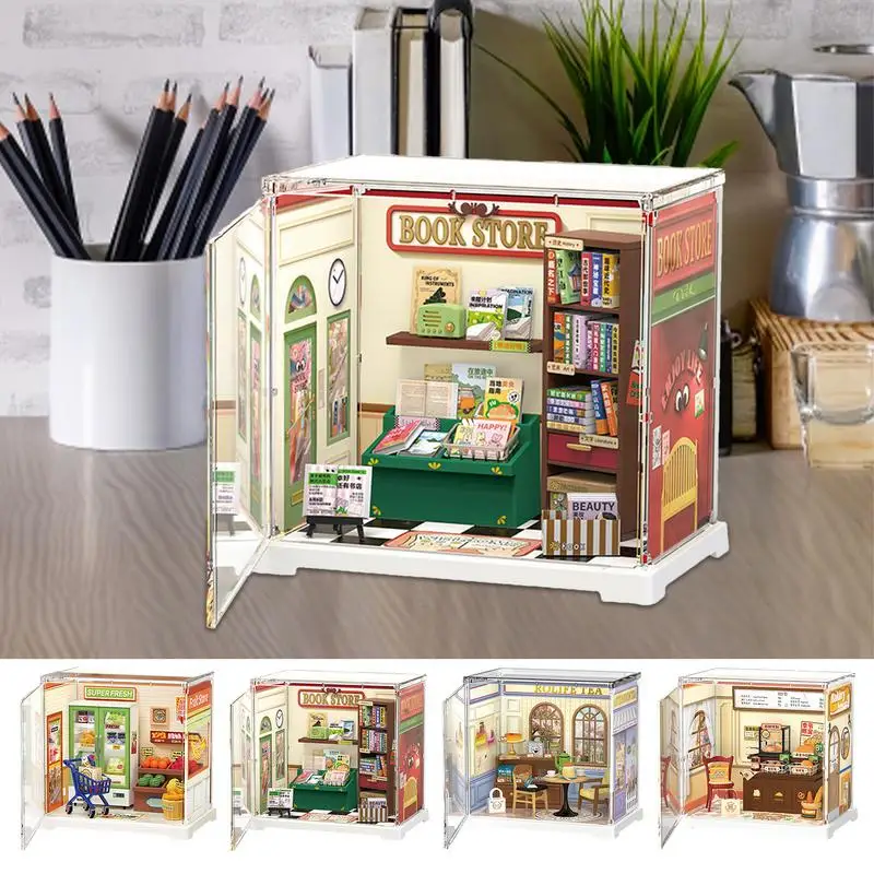 Mini Miniature Doll House DIY Small House Kit Making Room Toys Home Bedroom Decorations With Furniture Craft Dollhouses
Mini Miniature Doll House DIY Small House Kit Making Room Toys Home Bedroom Decorations With Furniture Craft Dollhouses
