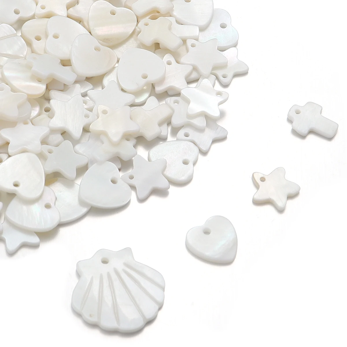 2/10Pcs Natural Mother of Pearl Shell Beads Single Hole Freshwater Shell Beads for DIY Jewelry Making Necklace Craft Accessories
2/10Pcs Natural Mother of Pearl Shell Beads Single Hole Freshwater Shell Beads for DIY Jewelry Making Necklace Craft Accessories