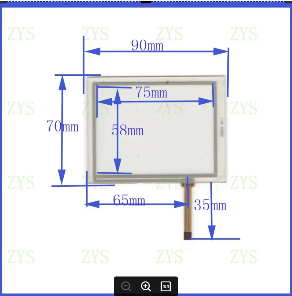 ZhiYuSun 036021 compatible 3.6inch 90mm*70mm 4 line touch screen panel Sensor glass for GPS CAR
ZhiYuSun 036021 compatible 3.6inch 90mm*70mm 4 line touch screen panel Sensor glass for GPS CAR