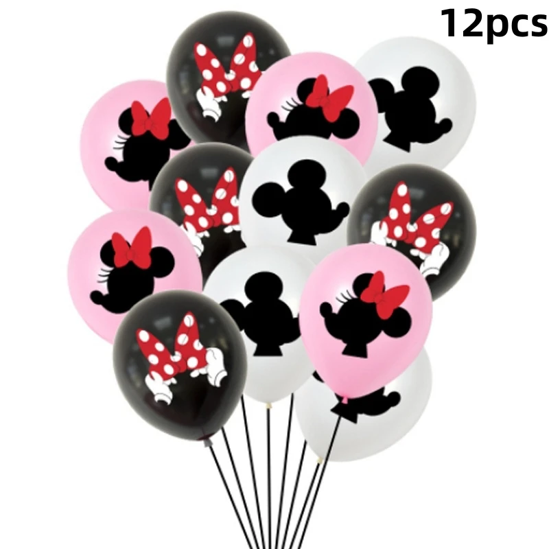 12 pieces/set Cartoon Latex Balloon Disney Mickey Mouse Minnie Bow Balloon Birthday Party Scene Decoration Balloon Set
12 pieces/set Cartoon Latex Balloon Disney Mickey Mouse Minnie Bow Balloon Birthday Party Scene Decoration Balloon Set