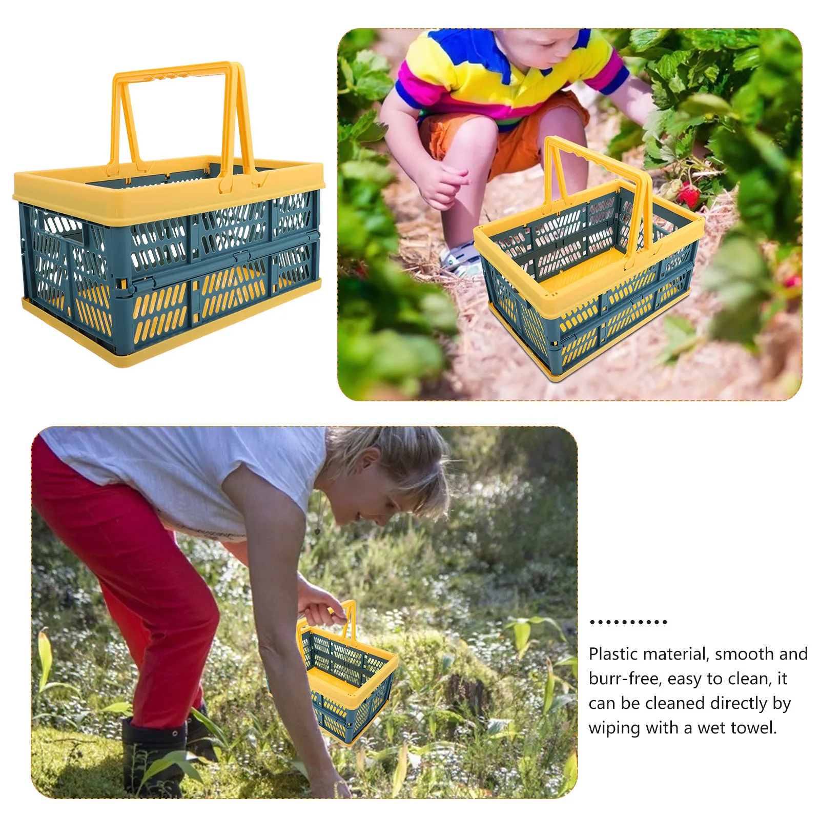 Space-Saving Foldable Plastic Shopping Basket for Home Supermarket Vegetables Storage Household Hand Basket
Space-Saving Foldable Plastic Shopping Basket for Home Supermarket Vegetables Storage Household Hand Basket