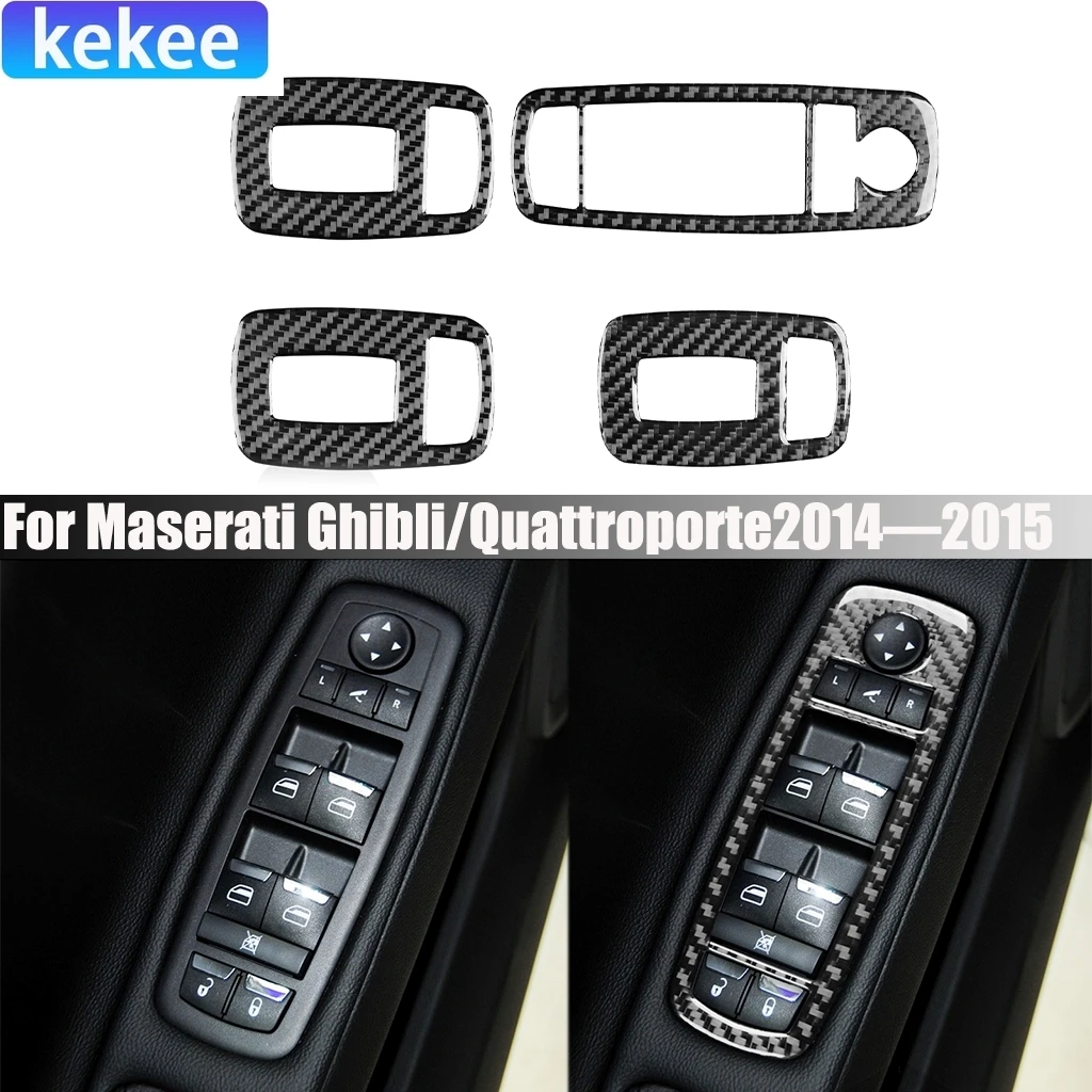 Carbon Fiber Car Accessories Window Lift Door Lock Modified Interior Cover Sticker For Maserati Ghibli/Quattroporte 2014-2015
Carbon Fiber Car Accessories Window Lift Door Lock Modified Interior Cover Sticker For Maserati Ghibli/Quattroporte 2014-2015