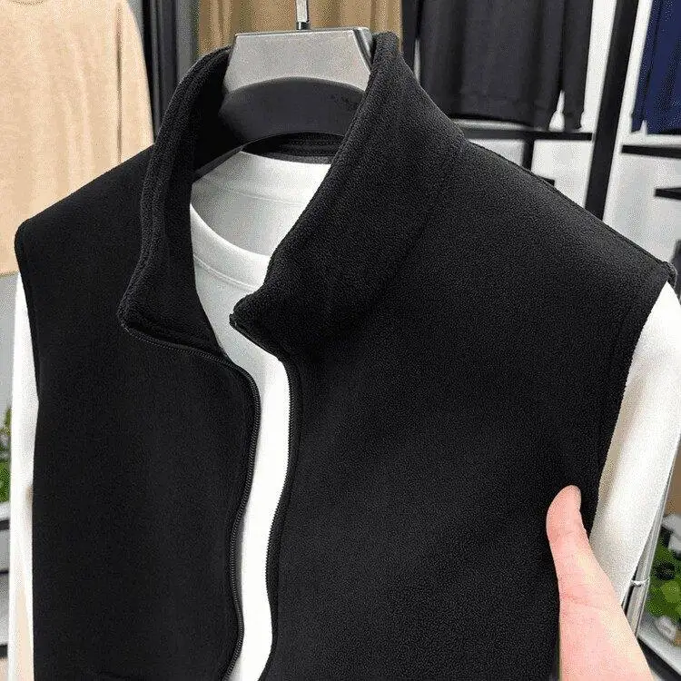 Двусторонний жилет на молнии для мужчин, теплая спецодежда, верхняя одежда с воротником-стойкой, Thiened, зимняя молодежная повседневная мода
Двусторонний жилет на молнии для мужчин, теплая спецодежда, верхняя одежда с воротником-стойкой, Thiened, зимняя молодежная повседневная мода