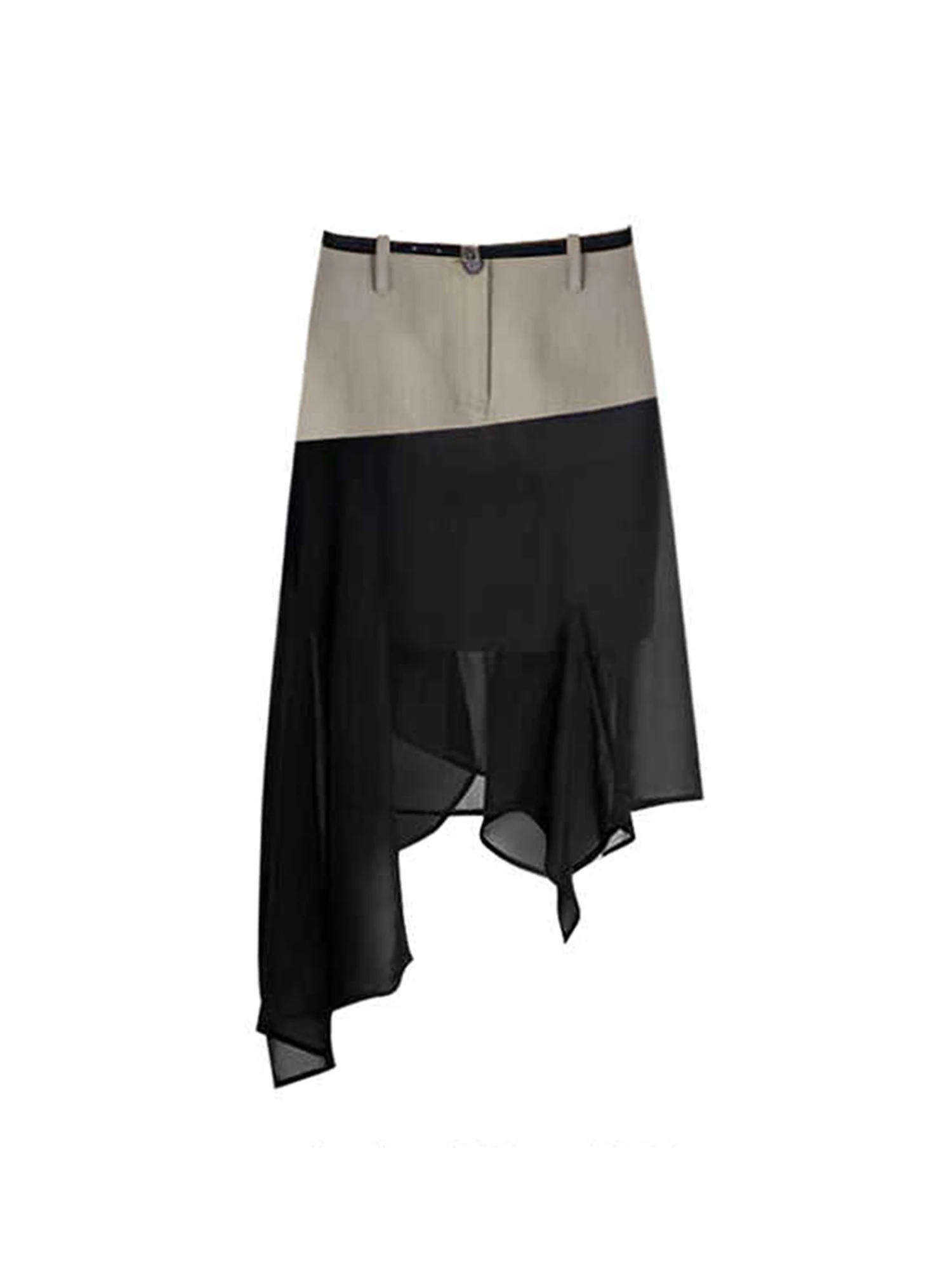 Женская черная готическая асимметричная юбка, винтажная Y2k Gyaru, корейская лоскутная юбка средней длины, летние юбки в стиле Харадзюку, одежда 2000-х годов 
Женская черная готическая асимметричная юбка, винтажная Y2k Gyaru, корейская лоскутная юбка средней длины, летние юбки в стиле Харадзюку, одежда 2000-х годов