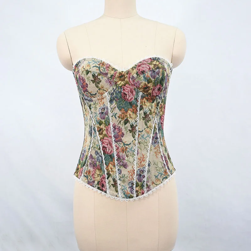 Floral Overbust Corset Tops Lace Up Steel Boned Bustiers Slimming Fit Body Shaper Waist Trainer Sexy Lingerie корсет женский
Floral Overbust Corset Tops Lace Up Steel Boned Bustiers Slimming Fit Body Shaper Waist Trainer Sexy Lingerie корсет женский