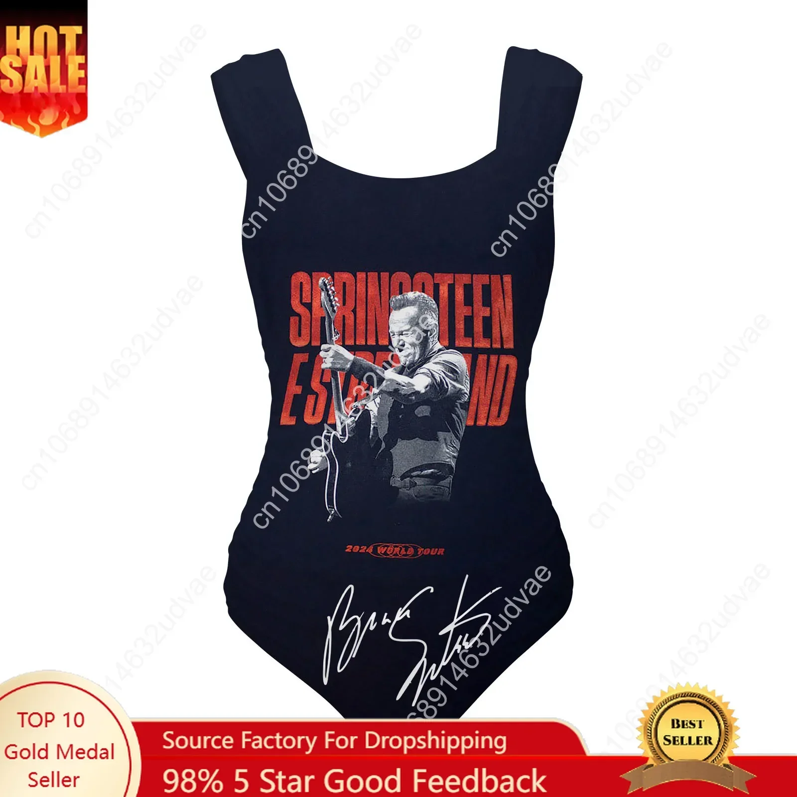 Bruce Springsteen Swimsuit Wide Strap Women Bathing Suits Personalized Swimwear Pool Party Bikini Customize Beachwear
Bruce Springsteen Swimsuit Wide Strap Women Bathing Suits Personalized Swimwear Pool Party Bikini Customize Beachwear