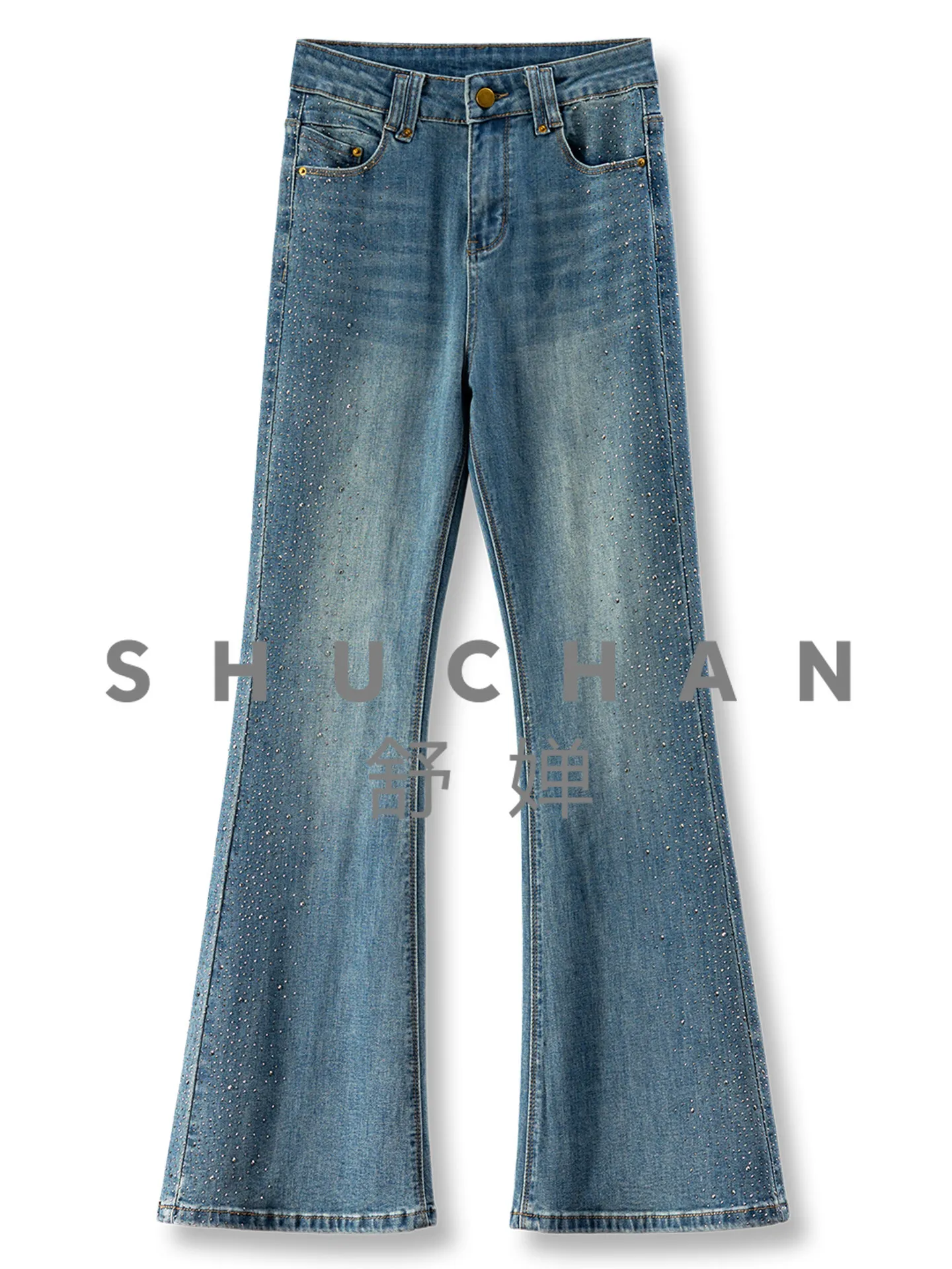 Fine Flash Big Long Legs, French Fashionable and Thin, Hot Diamond High Waist Slightly Pulled Jeans Women 83I6
Fine Flash Big Long Legs, French Fashionable and Thin, Hot Diamond High Waist Slightly Pulled Jeans Women 83I6
