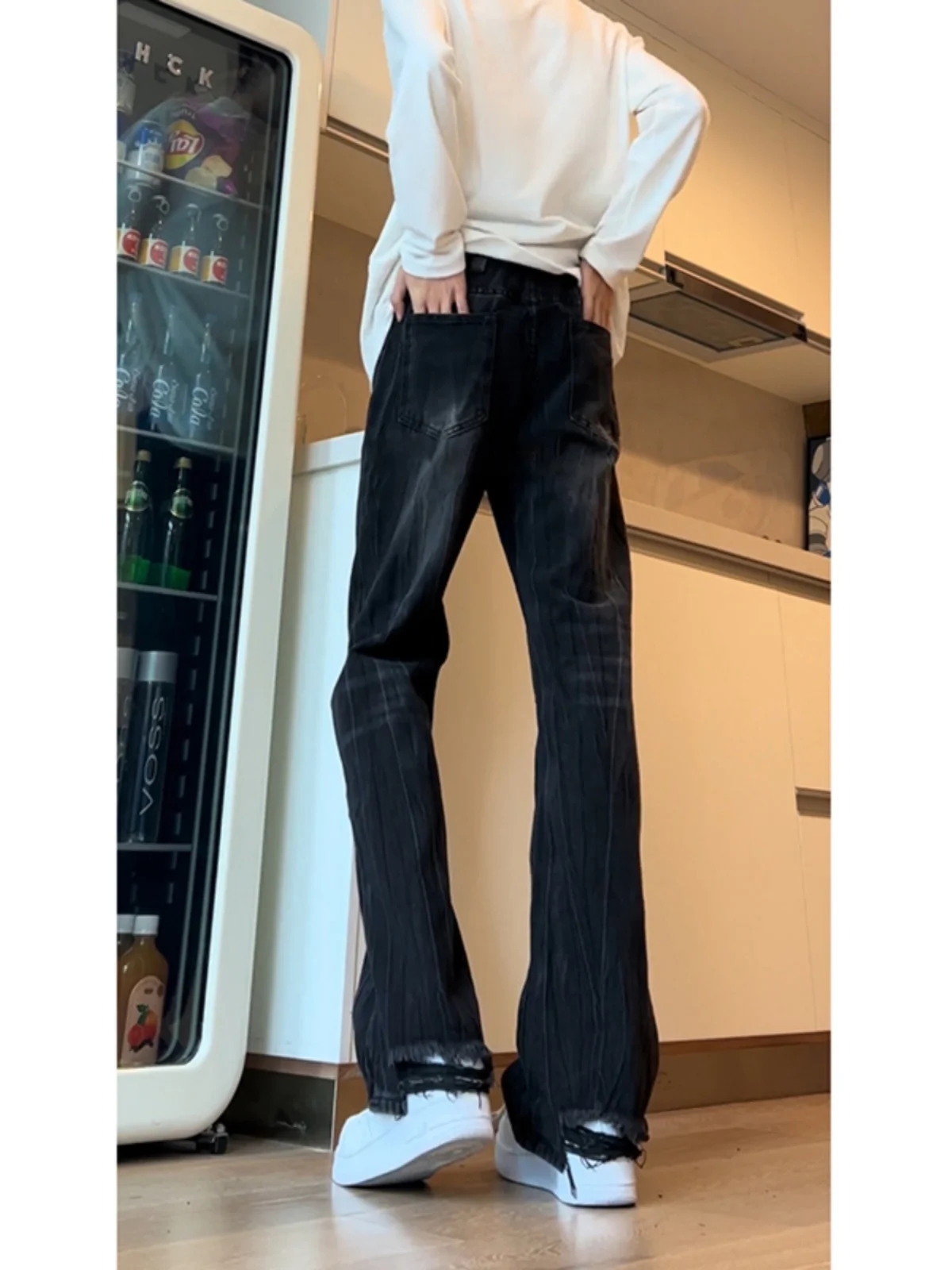 Мужские джинсы Bla Bamboo Bud с высокой талией, прямые, рабочие, удлиненные, для высоких мужчин, в американском стиле High Street
Мужские джинсы Bla Bamboo Bud с высокой талией, прямые, рабочие, удлиненные, для высоких мужчин, в американском стиле High Street