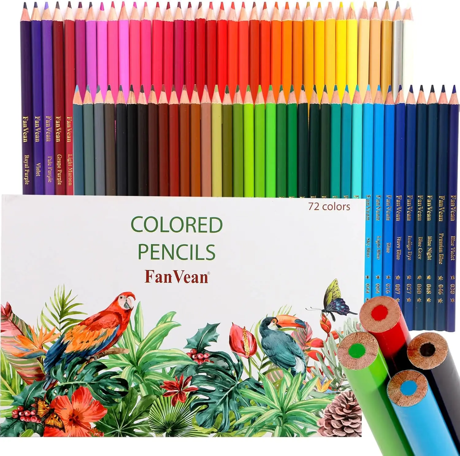 72 Vibrant Colored Pencils for Adult & Kids Art Projects - Safe, Non-Toxic Gift
72 Vibrant Colored Pencils for Adult & Kids Art Projects - Safe, Non-Toxic Gift
