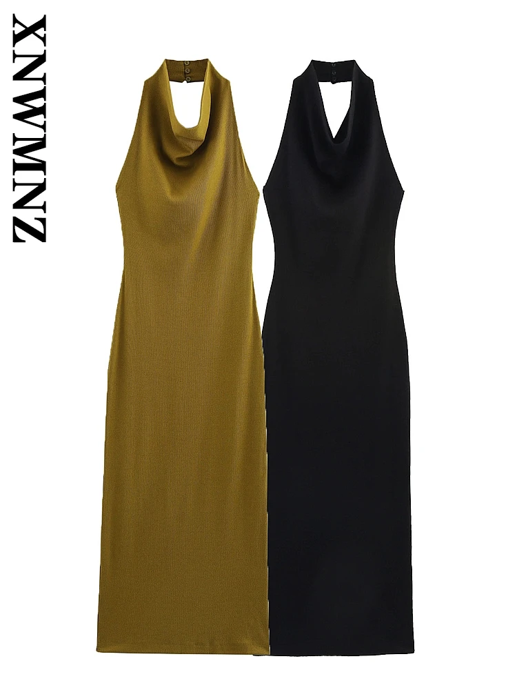 XNWMNZ 2025 Summer Woman's Casual Sleeveless Top Dress Sophisticated Lady O-Collar Button back Dresses Regular Fit Maxi Skirt
XNWMNZ 2025 Summer Woman's Casual Sleeveless Top Dress Sophisticated Lady O-Collar Button back Dresses Regular Fit Maxi Skirt