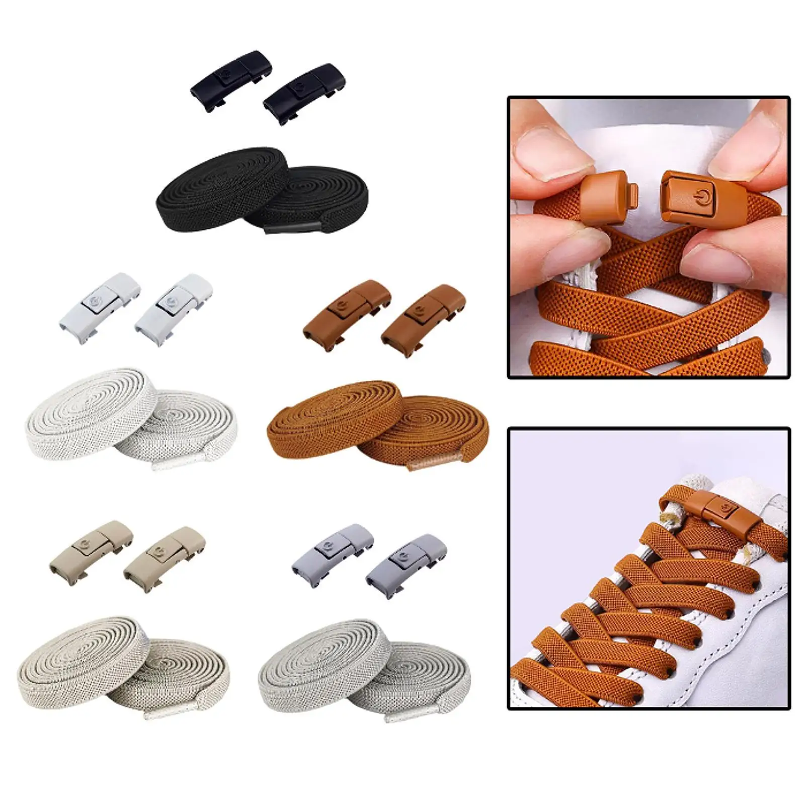 Эластичные шнурки без завязывания с пряжкой, 8 мм, плоские, для детской и взрослой обуви, для бега, уличных кроссовок, повседневной и спортивной обуви
Эластичные шнурки без завязывания с пряжкой, 8 мм, плоские, для детской и взрослой обуви, для бега, уличных кроссовок, повседневной и спортивной обуви