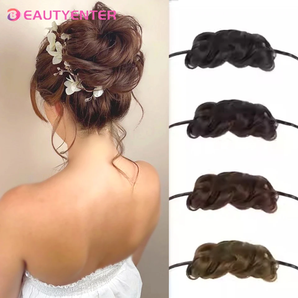 Synthetic Chignon Elastic Rubber Band Fake Hair Bun Clip in on Hair Tail Extension Updo Hair Piece Ponytail For Women
Synthetic Chignon Elastic Rubber Band Fake Hair Bun Clip in on Hair Tail Extension Updo Hair Piece Ponytail For Women