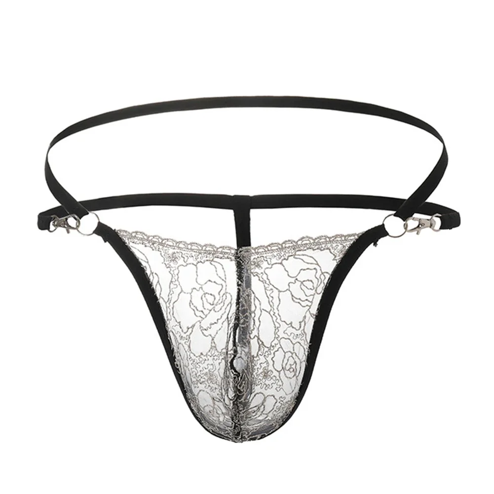 1pc Sexy Men's T-Back G-Strings Bulge Pouch Thongs See Through Lace Underwear Briefs Male Panties Lingerie
1pc Sexy Men's T-Back G-Strings Bulge Pouch Thongs See Through Lace Underwear Briefs Male Panties Lingerie