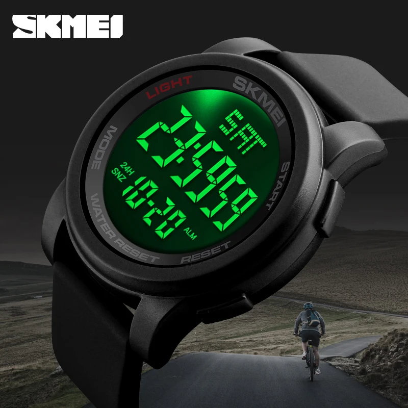 SKMEI Multifunction Shockproof Back Light Display Sports Watch For Men Women Alarm 5Bar Waterproof Digital Electronic Wristwatch
SKMEI Multifunction Shockproof Back Light Display Sports Watch For Men Women Alarm 5Bar Waterproof Digital Electronic Wristwatch