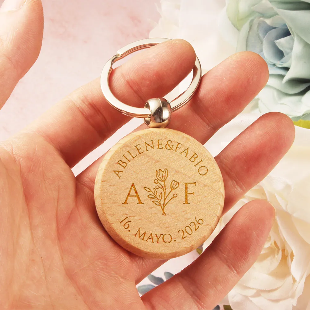 10pcs/30pcs/50pcs/100pcs Personalized Engrave Name and Date Wooden Keychains Custom Wooden Key Rings Wedding Favors for Guests
10pcs/30pcs/50pcs/100pcs Personalized Engrave Name and Date Wooden Keychains Custom Wooden Key Rings Wedding Favors for Guests