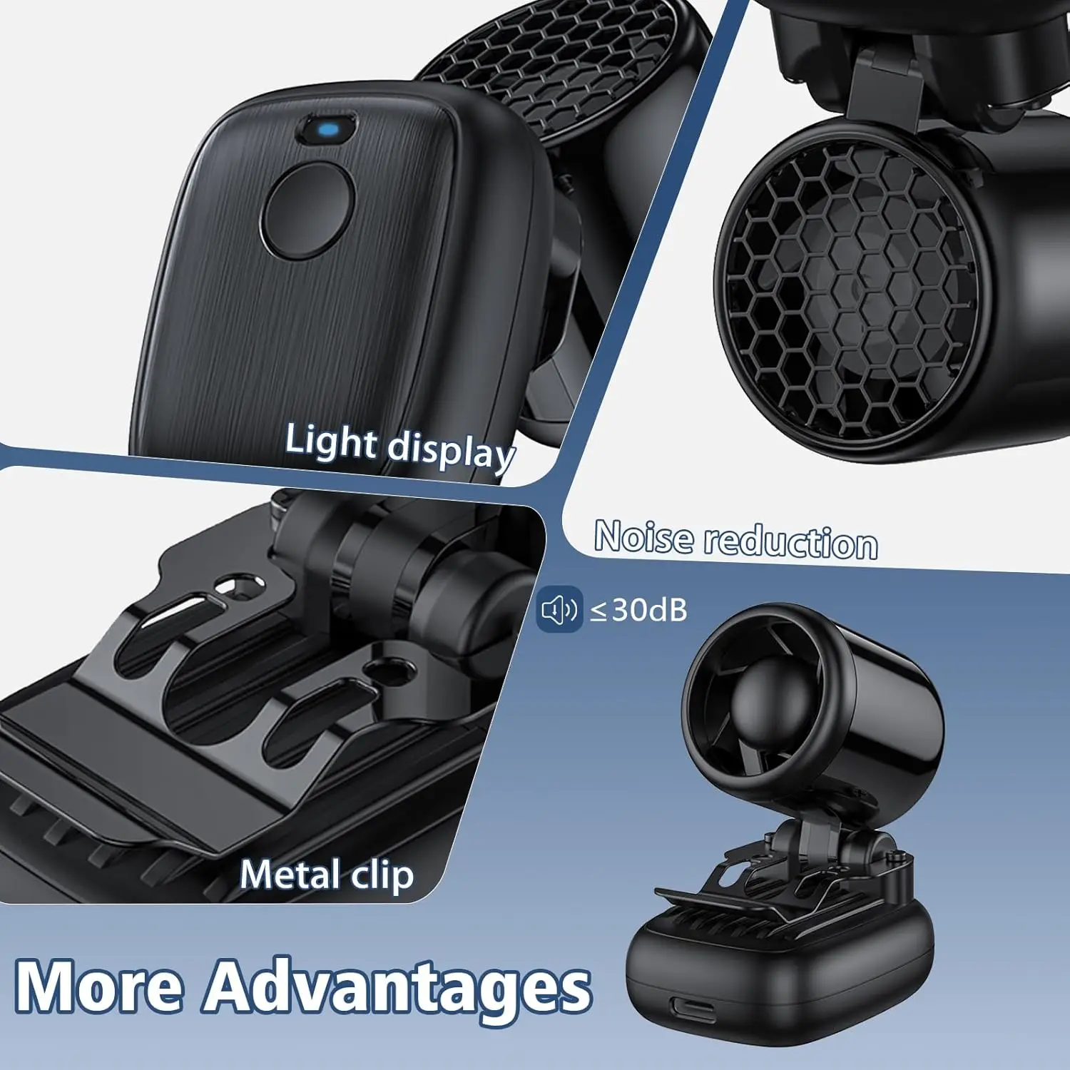 Car clip-on fan Portable Clip On Fan, 3-in-1 Hands-Free Mini Hat Fans, Battery Powered Personal Fan With 3 Speeds For Hiking,
Car clip-on fan Portable Clip On Fan, 3-in-1 Hands-Free Mini Hat Fans, Battery Powered Personal Fan With 3 Speeds For Hiking,