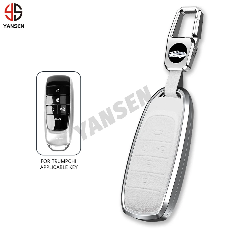 Aluminum Alloy Leather Keychain Key Holder Case Cover Keyring Accessories For GAC Trumpchi GS7 GS8 GM8 GS5 GA6 GM6
Aluminum Alloy Leather Keychain Key Holder Case Cover Keyring Accessories For GAC Trumpchi GS7 GS8 GM8 GS5 GA6 GM6