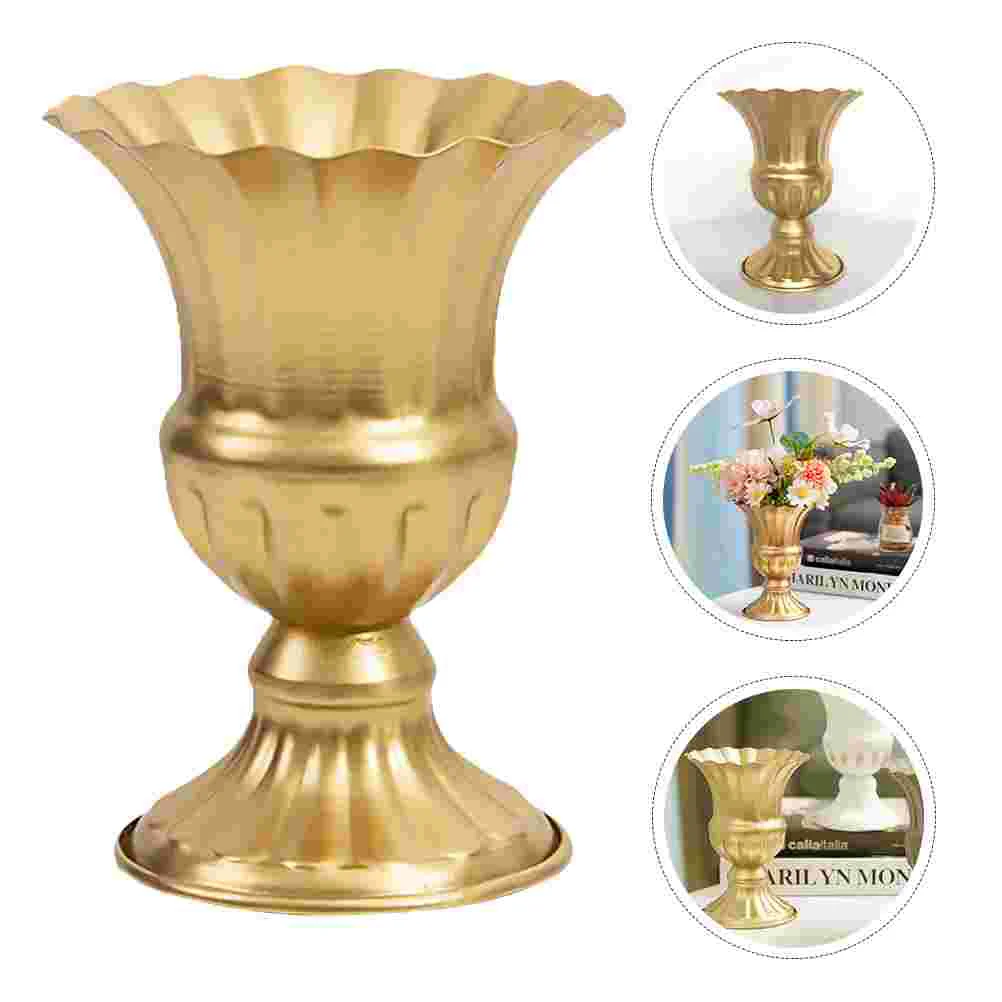Vase Durable Flowerpot Wedding Decorative Desktop Plant Creative Chic Pots Dried Iron Wrought Arrangement Premium Material
Vase Durable Flowerpot Wedding Decorative Desktop Plant Creative Chic Pots Dried Iron Wrought Arrangement Premium Material