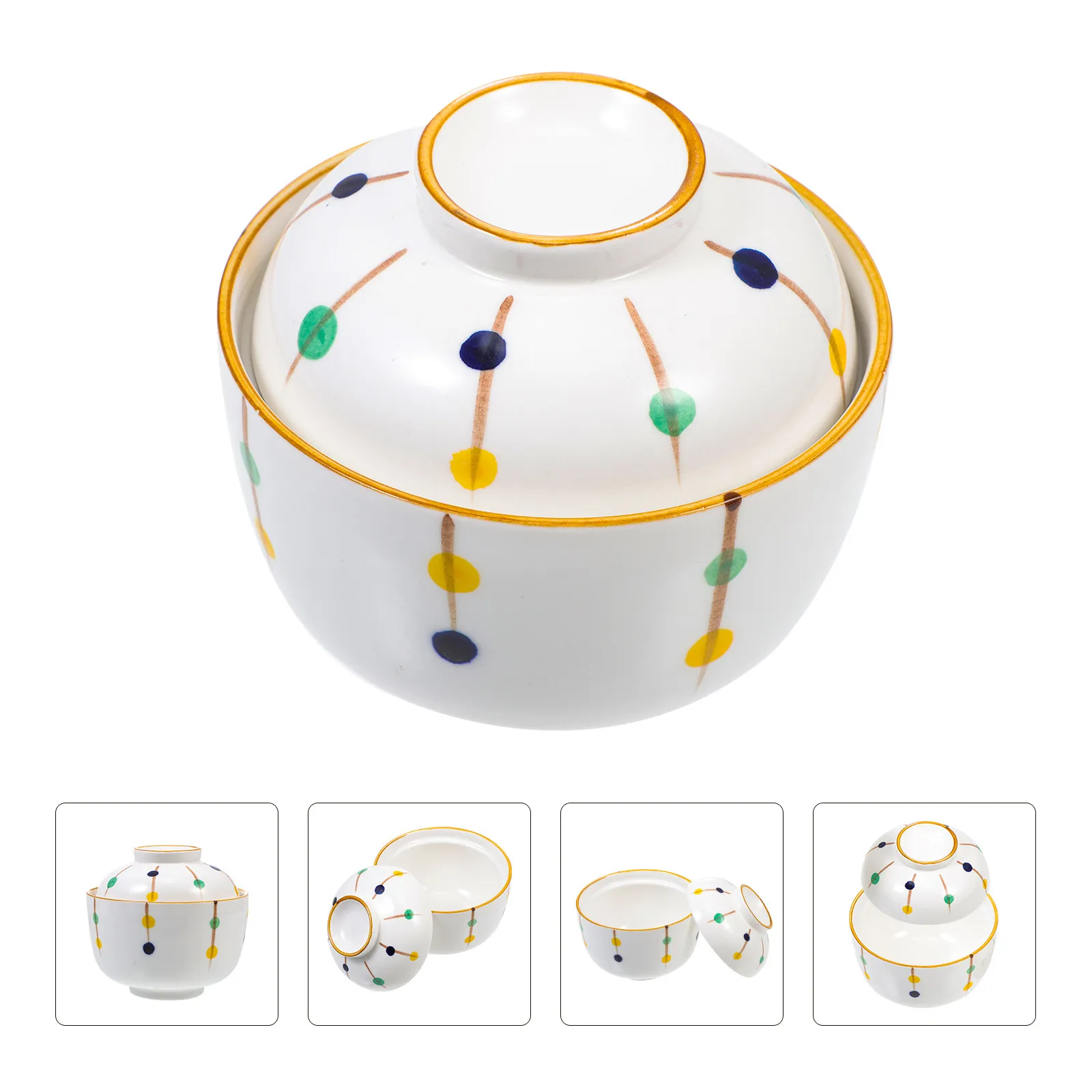 Delicate Ceramic Stew Pot with Leak Proof Lid Perfect for Steamed Eggs Bird's Nest Soup Ice Cream Desserts Salads High
Delicate Ceramic Stew Pot with Leak Proof Lid Perfect for Steamed Eggs Bird's Nest Soup Ice Cream Desserts Salads High
