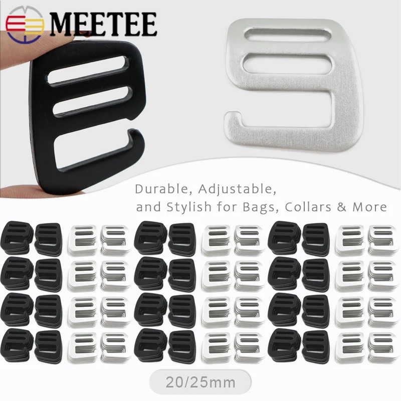 10/20Pcs 20/25mm Metal G Hook Buckles Backpack Bag Tri-Glide Slider Clasp Webbing Black White Adjust Buckle Hardware Accessories
10/20Pcs 20/25mm Metal G Hook Buckles Backpack Bag Tri-Glide Slider Clasp Webbing Black White Adjust Buckle Hardware Accessories