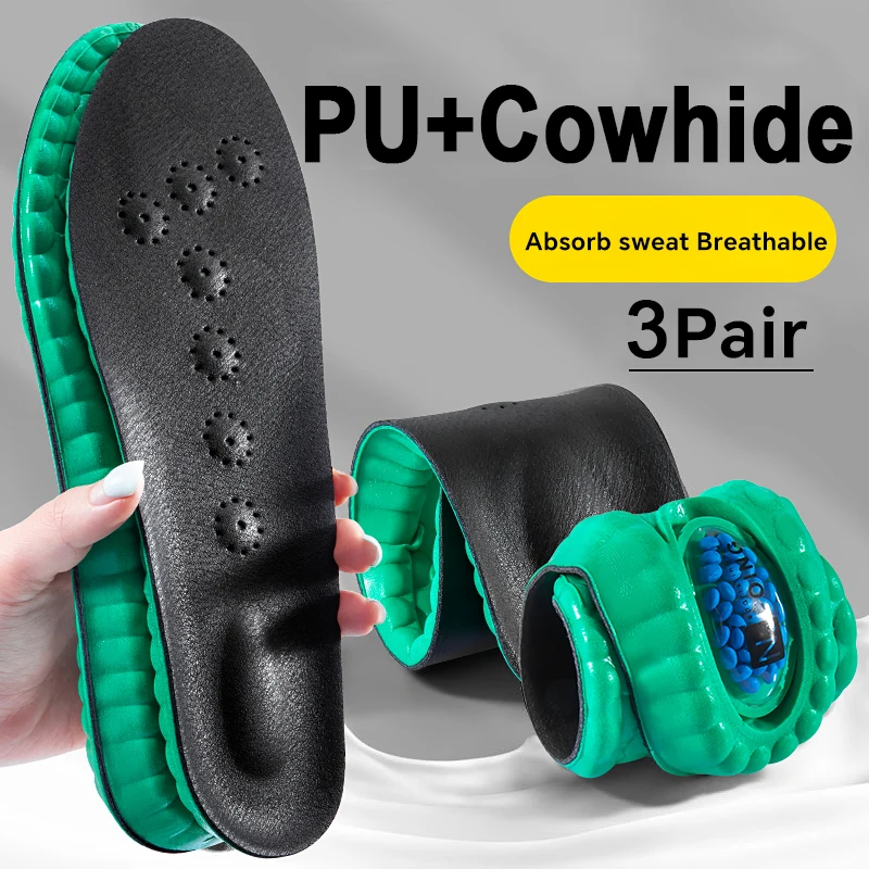 3 пары спортивных амортизирующих стельок из воловьей кожи на воздушной подушке, дышащая поддержка свода стопы, ортопедическая подушечка для обуви, мужские и женские стельки для ухода за ногами
3 пары спортивных амортизирующих стельок из воловьей кожи на воздушной подушке, дышащая поддержка свода стопы, ортопедическая подушечка для обуви, мужские и женские стельки для ухода за ногами