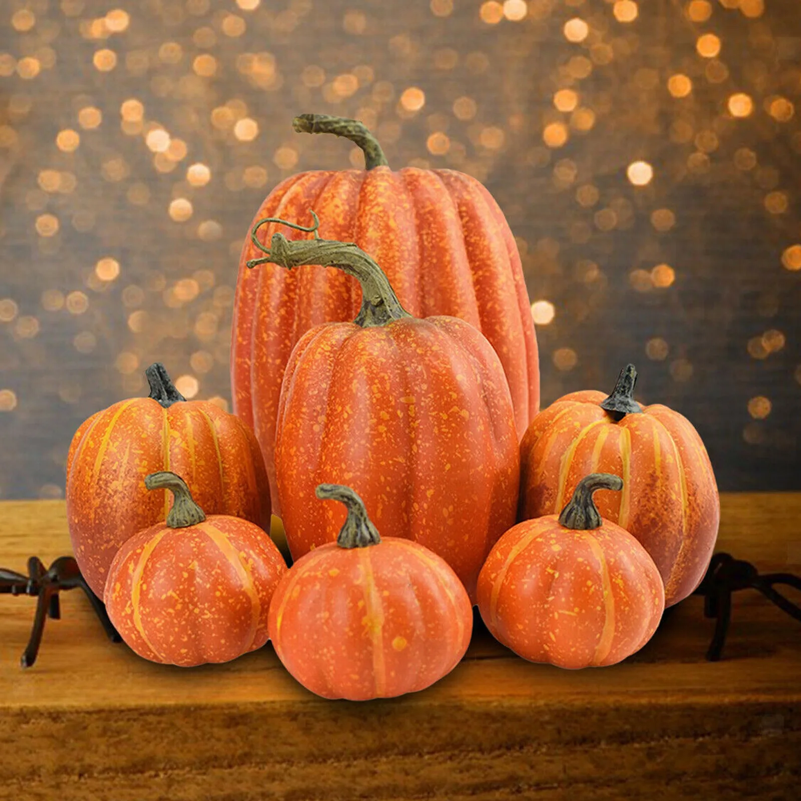 7pcs Simulation Pumpkin Model Large White Orange Pumpkin Halloween DIY Craft Holiday Party Table Display Fall Harvest Home Decor
7pcs Simulation Pumpkin Model Large White Orange Pumpkin Halloween DIY Craft Holiday Party Table Display Fall Harvest Home Decor