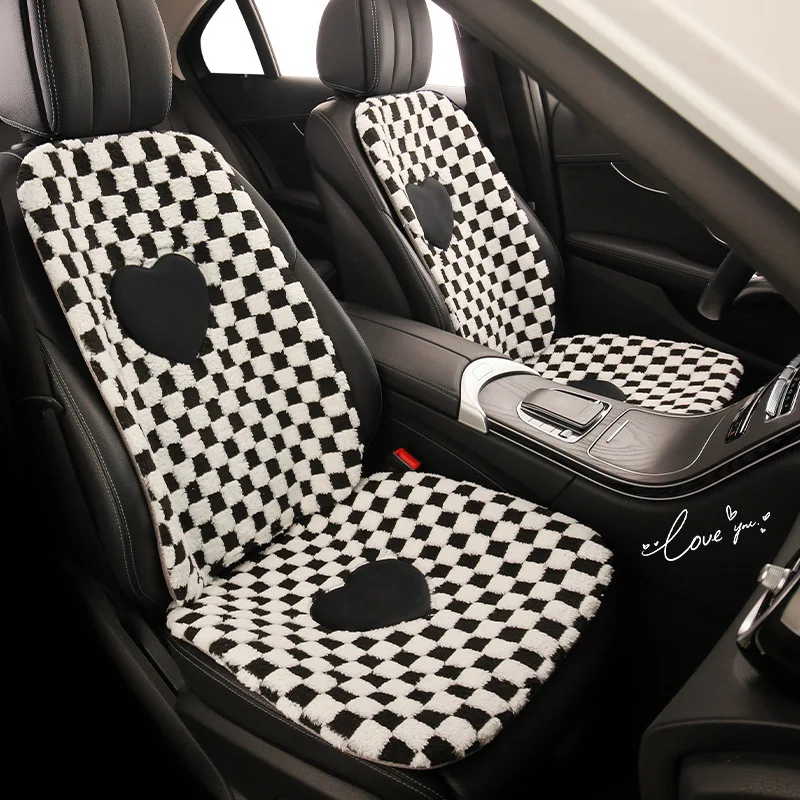 Fashion Universal Plush Car Seat Cover Four Season Breathable Anti-Slip Cover Cushion SUV Car Seat Protection with Cute Pillow
Fashion Universal Plush Car Seat Cover Four Season Breathable Anti-Slip Cover Cushion SUV Car Seat Protection with Cute Pillow
