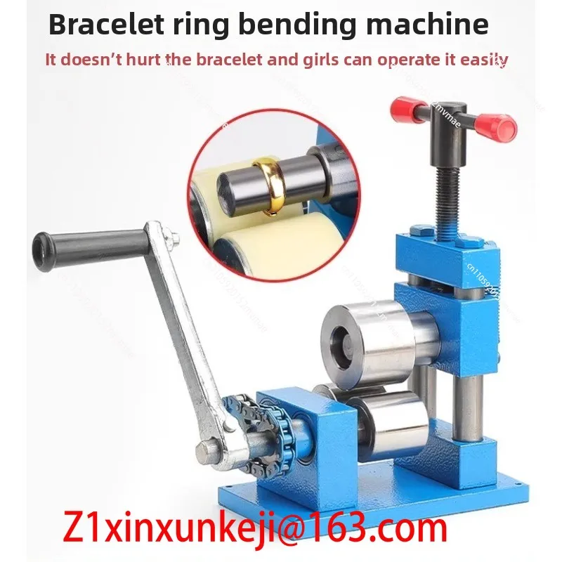 Gold, Silver, Copper Bracelets, Rings, Round Shaping Machine, Small Jewelry Processing and Rolling Machine
Gold, Silver, Copper Bracelets, Rings, Round Shaping Machine, Small Jewelry Processing and Rolling Machine