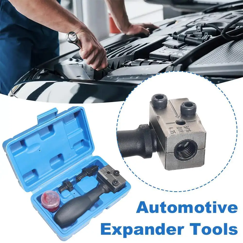 Universal Automotive Brake Pipe Flaring Tool Kit 3/16” 45-Degree Double Flaring Tool for On Car Brake Fuel Line Tubing Repa F7N7
Universal Automotive Brake Pipe Flaring Tool Kit 3/16” 45-Degree Double Flaring Tool for On Car Brake Fuel Line Tubing Repa F7N7
