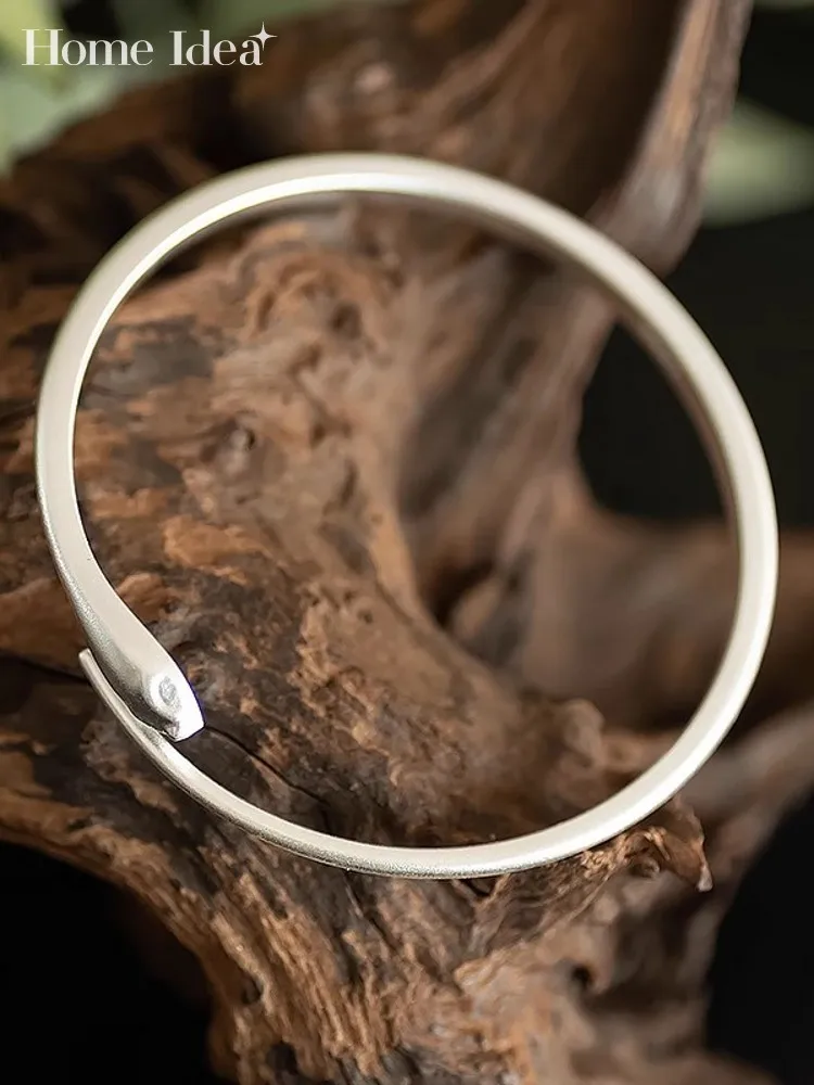 New Designer Snake Shape 999 Sterling Silver Bracelet Vintage Women Fine Jewelry Open Adjustable Cuff Bracelet
New Designer Snake Shape 999 Sterling Silver Bracelet Vintage Women Fine Jewelry Open Adjustable Cuff Bracelet