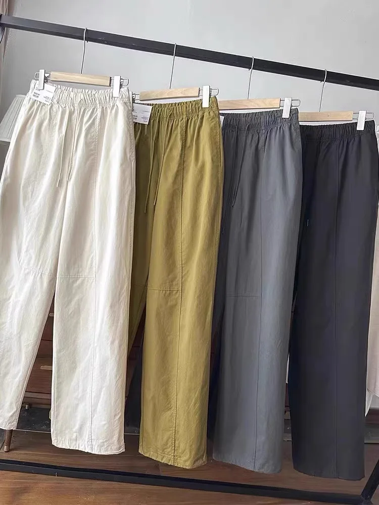 Fall Women's Casual Workwear Loose Elastic Waist Cargo Pants Trousers High Waist Wide Leg Commute Style Comfortable Fit
Fall Women's Casual Workwear Loose Elastic Waist Cargo Pants Trousers High Waist Wide Leg Commute Style Comfortable Fit