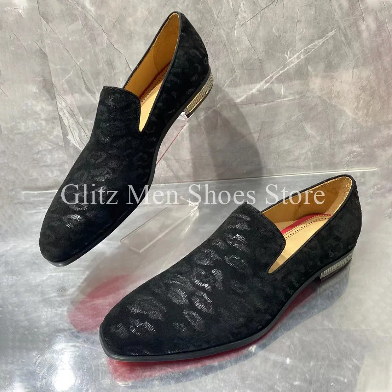 Black Print Leather Men Shoes Small Square Toe Loafers Business Dress Men's Leather Shoes Spring Summer Formal Wedding Shoes
Black Print Leather Men Shoes Small Square Toe Loafers Business Dress Men's Leather Shoes Spring Summer Formal Wedding Shoes