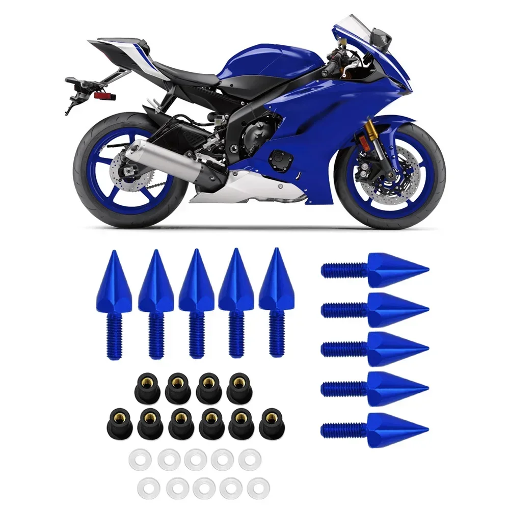 Windshield Wind Screen Spike Bolts M5 Screws Nuts Motorcycle Modification Accessories
Windshield Wind Screen Spike Bolts M5 Screws Nuts Motorcycle Modification Accessories