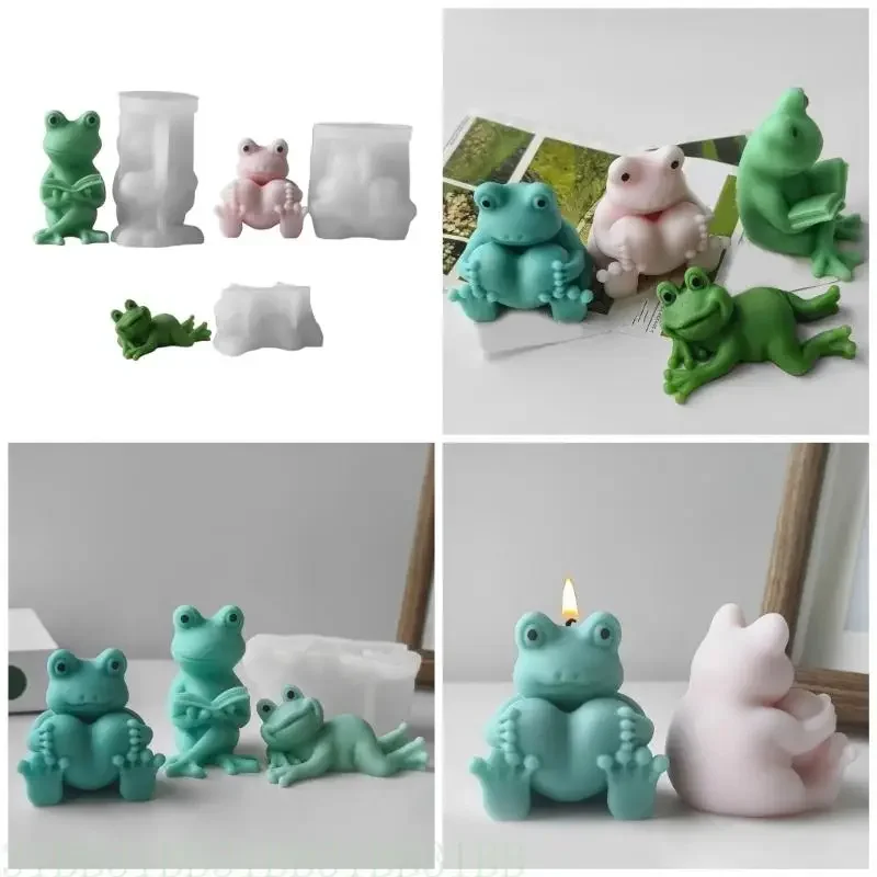 652F Silicone Frogs Mold 3D Frogs Flexible Silicone Molds Perfect for Home Decors Soap Cake Chocolate Crafting
652F Silicone Frogs Mold 3D Frogs Flexible Silicone Molds Perfect for Home Decors Soap Cake Chocolate Crafting