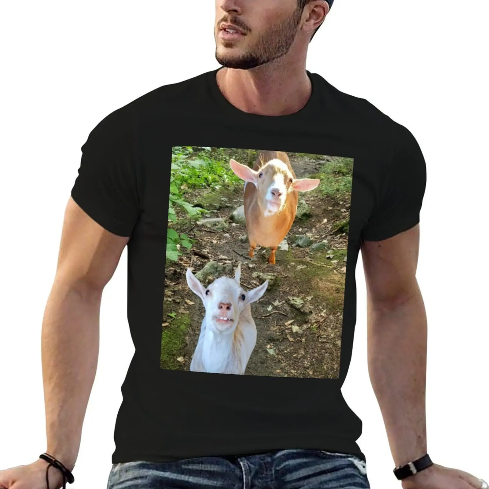 T-Shirt prints shirts luxury brand cotton 100% shirt t men t Goats! with
T-Shirt prints shirts luxury brand cotton 100% shirt t men t Goats! with