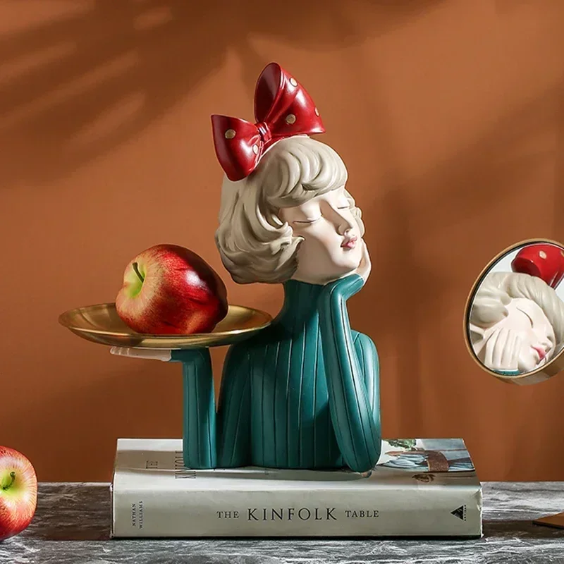 Home Decoration,Pretty Girl,Figurine Miniature,33*14*23cm,Statue,Sculpture,Table Decor,Living Room,Decorative,Desk Storage Tray
Home Decoration,Pretty Girl,Figurine Miniature,33*14*23cm,Statue,Sculpture,Table Decor,Living Room,Decorative,Desk Storage Tray