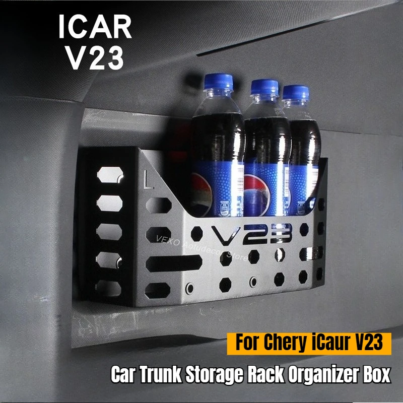 For Chery iCAR iCaur V23 Car Trunk Storage Rack Organizer Box Vehicle Cargo Storage Container Tidying Shelf Interior Accessories
For Chery iCAR iCaur V23 Car Trunk Storage Rack Organizer Box Vehicle Cargo Storage Container Tidying Shelf Interior Accessories