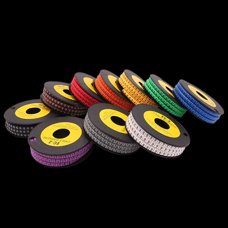 EC-0/1/2/3 Cable Wire Marker 0 to 9 For Cable Size 1.5-10mm2 14 AWG to 8 AWG Coloured Cable Marker
EC-0/1/2/3 Cable Wire Marker 0 to 9 For Cable Size 1.5-10mm2 14 AWG to 8 AWG Coloured Cable Marker