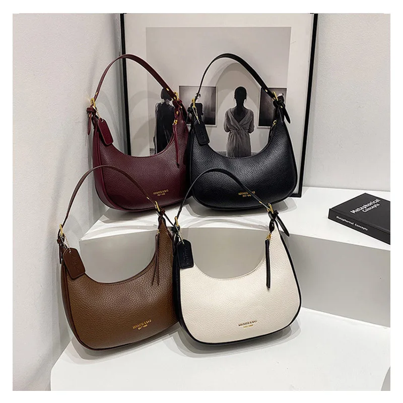 Ретро-сумка через плечо для женщин, текстурированная универсальная сумка на плечо, модная простая городская сумка-полумесяц для повседневного использования
Ретро-сумка через плечо для женщин, текстурированная универсальная сумка на плечо, модная простая городская сумка-полумесяц для повседневного использования